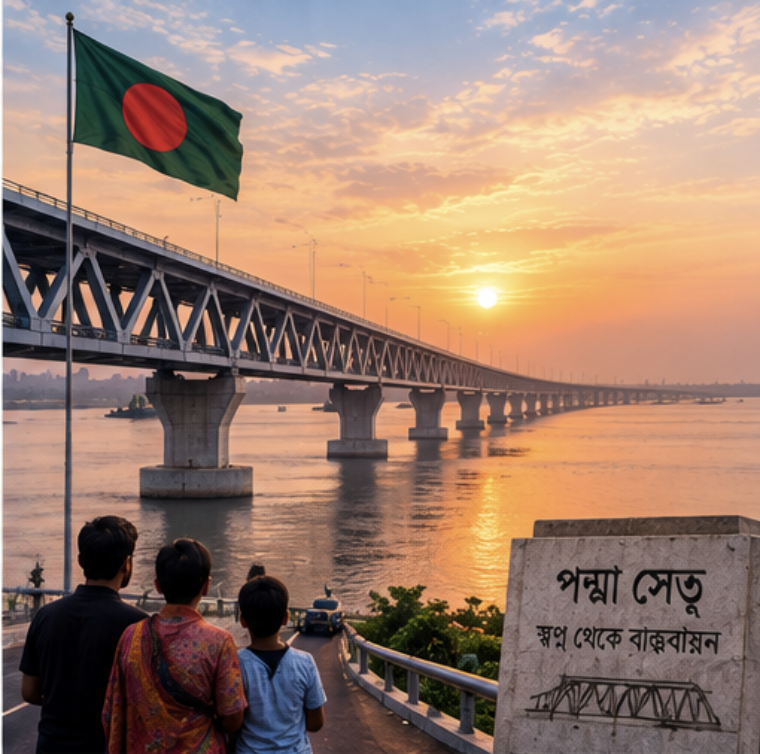The Day We Crossed the Padma: A Bridge Built on Determination